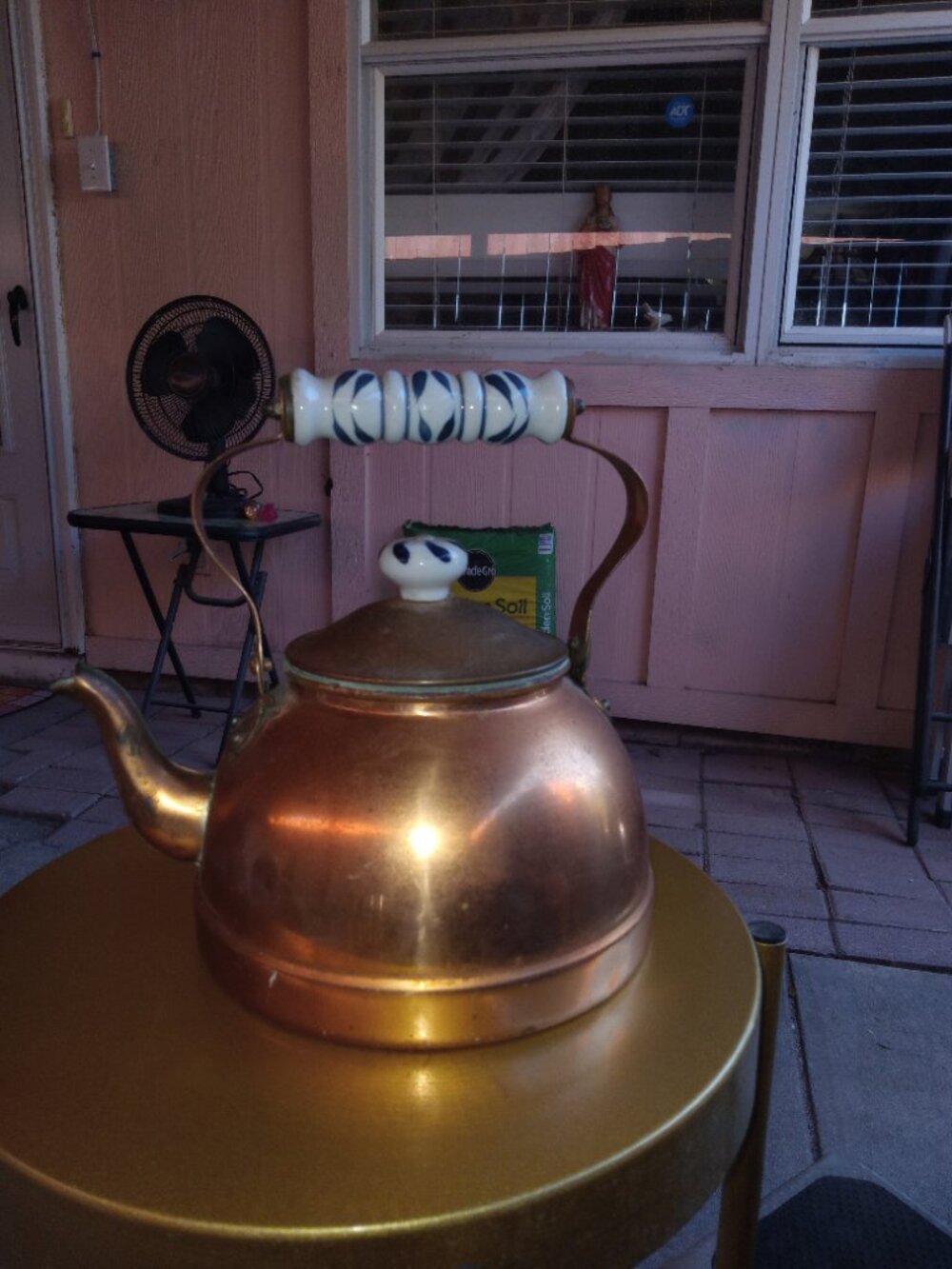 Copper teapot